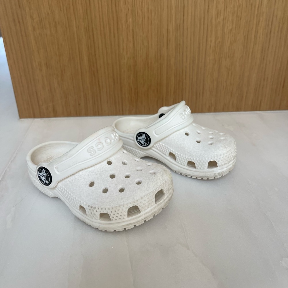 White Baby/Toddler Crocs